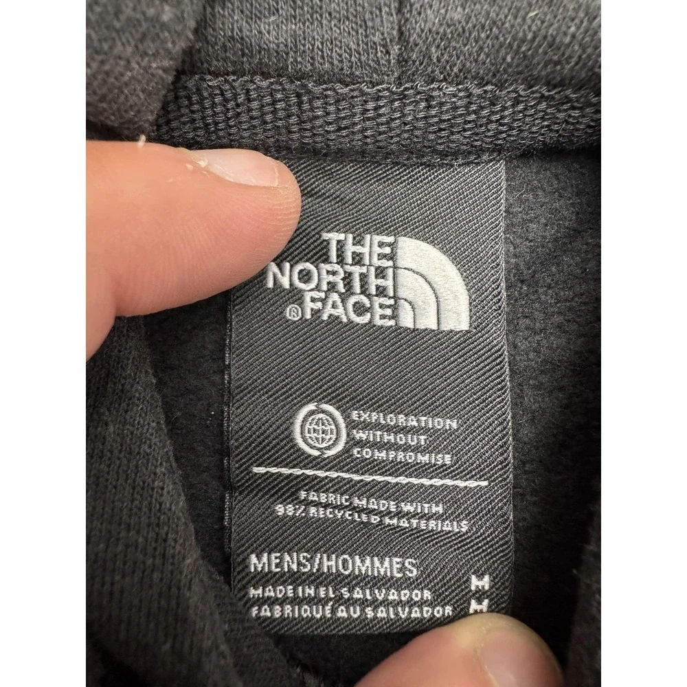 The North Face Hoodie Mens Medium‎ Black Pullover Fine Alpine Equipment Graphic